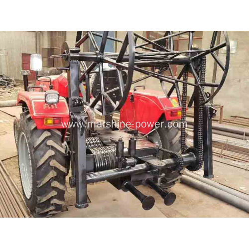 Double Drum Power Walking Tractor Puller